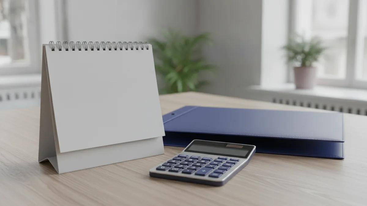 Hourly vs. project pricing Calculator and schedule representing hourly billing and project fees