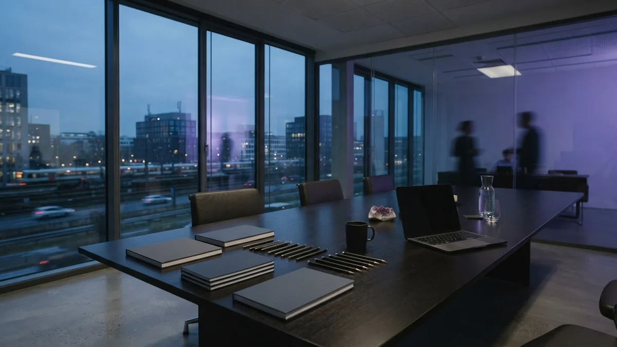 Managing risks in family branding Glass boardroom scene reflecting family branding risks and brand dilution concerns