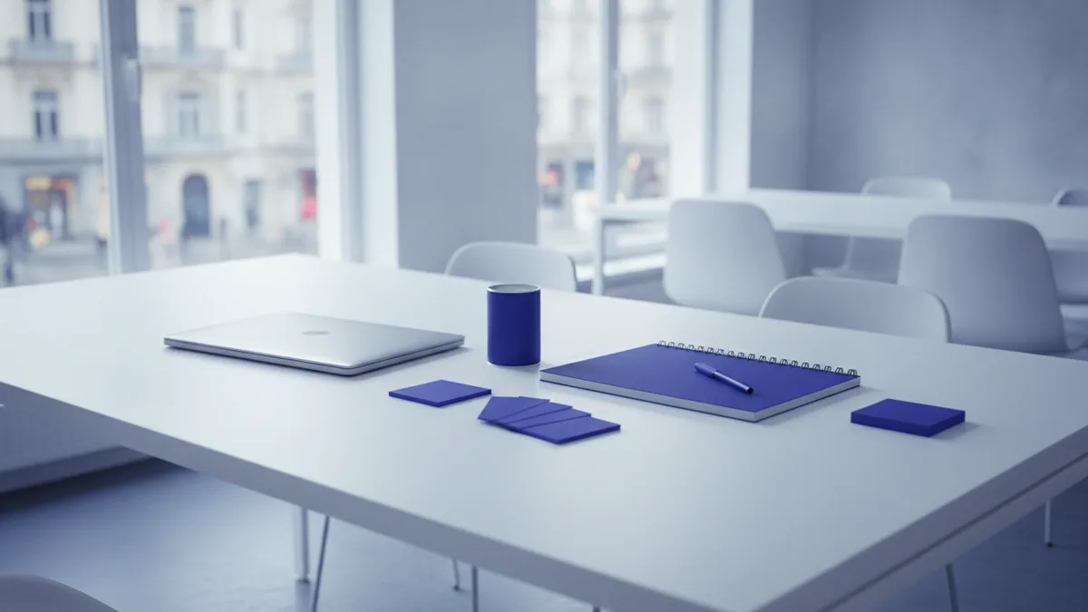 Desk setup ready for measurable marketing and sales execution
