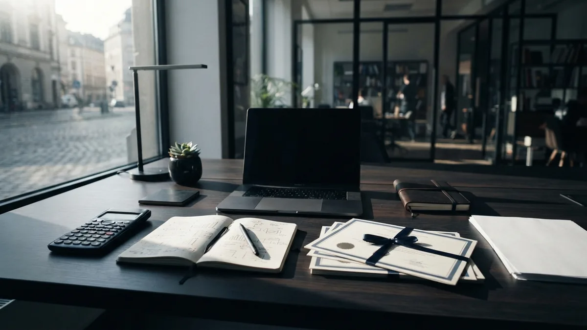 Skills that raise digital marketing pay Study desk with skills and training materials linked to digital marketing pay