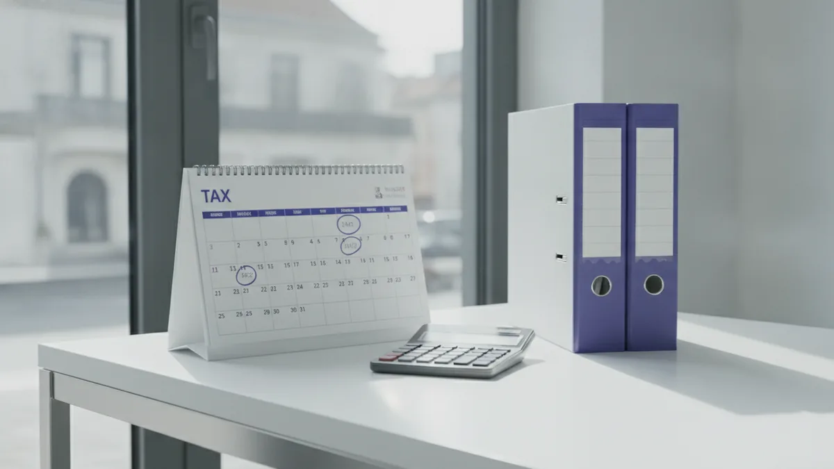Tools for planning tax obligations and deadlines for a small business.