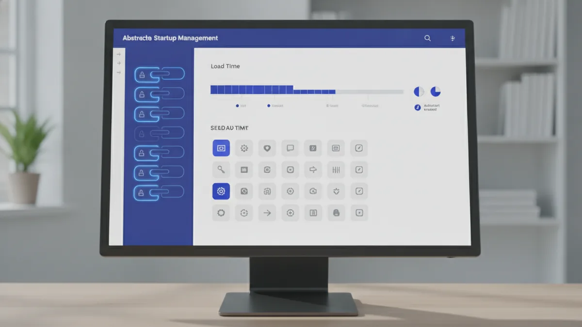 Workstation setup illustrating what startup programs do at boot