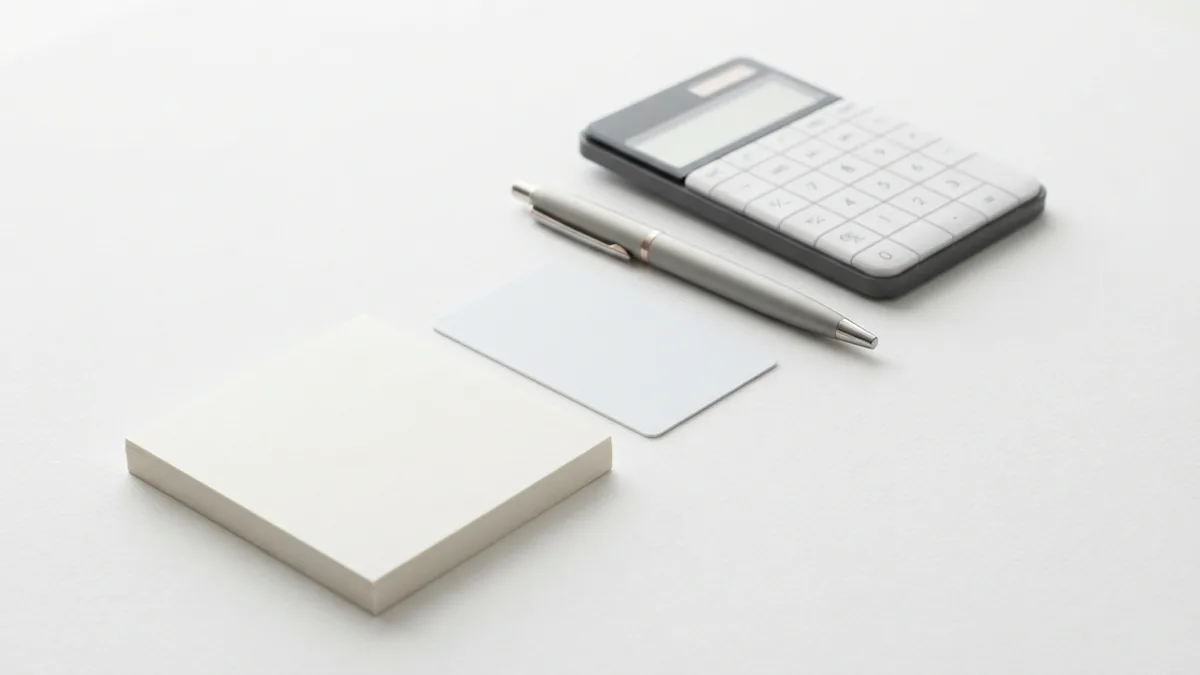 Ordering a business credit report Step-by-step business credit report process on an office desk