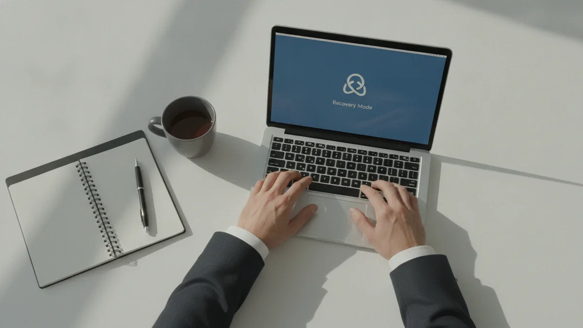 Reviewing troubleshooting options like Safe Mode, startup repair, and restore