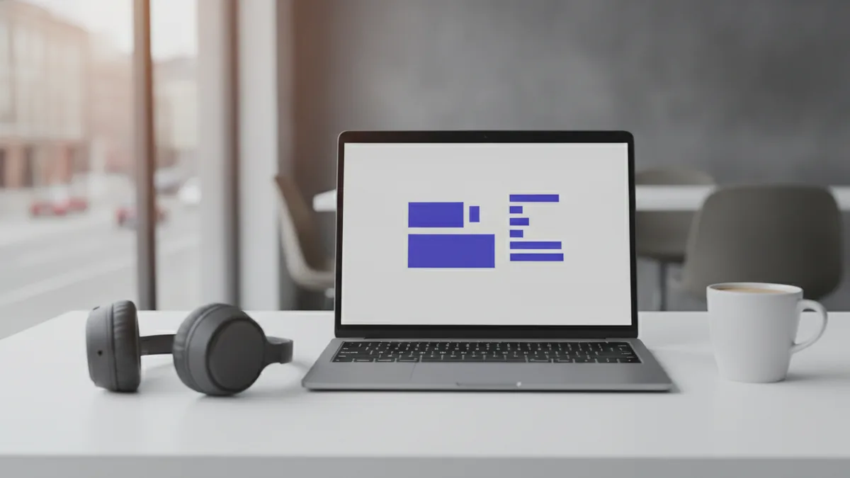 Learning at home with a laptop and headset for free training