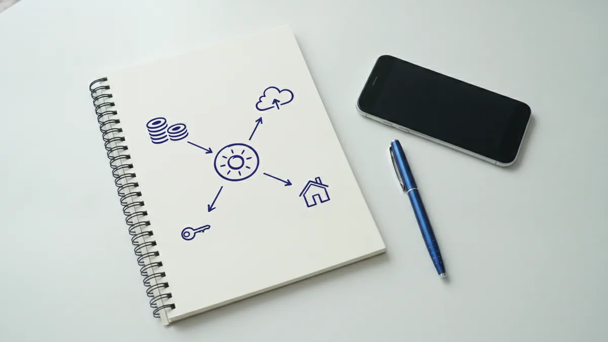 Mapping different income streams for digital marketing on paper