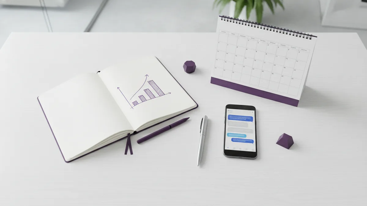 Simple tracking setup for direct sales growth metrics and follow-ups