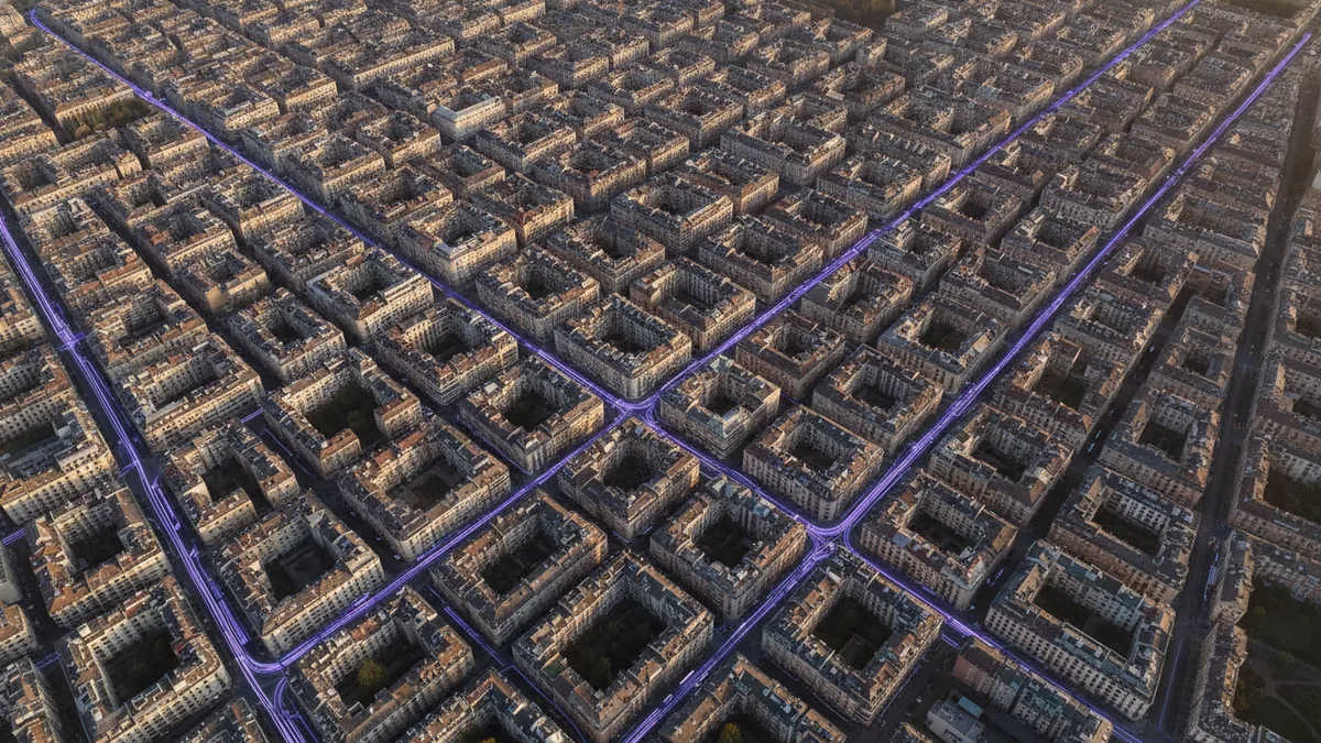 Local demand map City routes and demand patterns across neighborhoods.