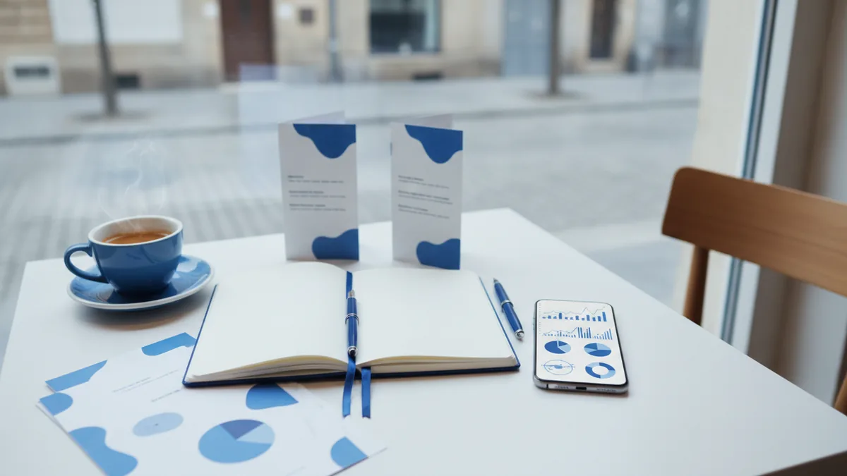 Research competitors and customers locally Business planning notes and market research materials