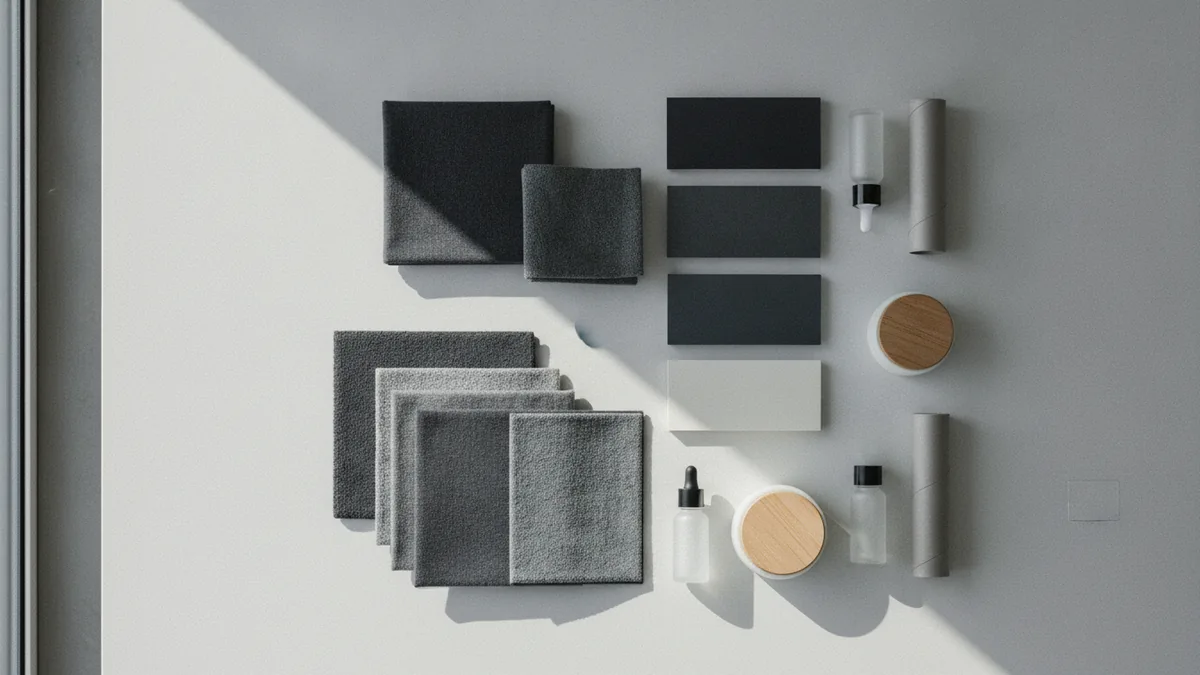 Brand identity that builds loyalty Brand identity materials showing consistent colors and a customer-first aesthetic