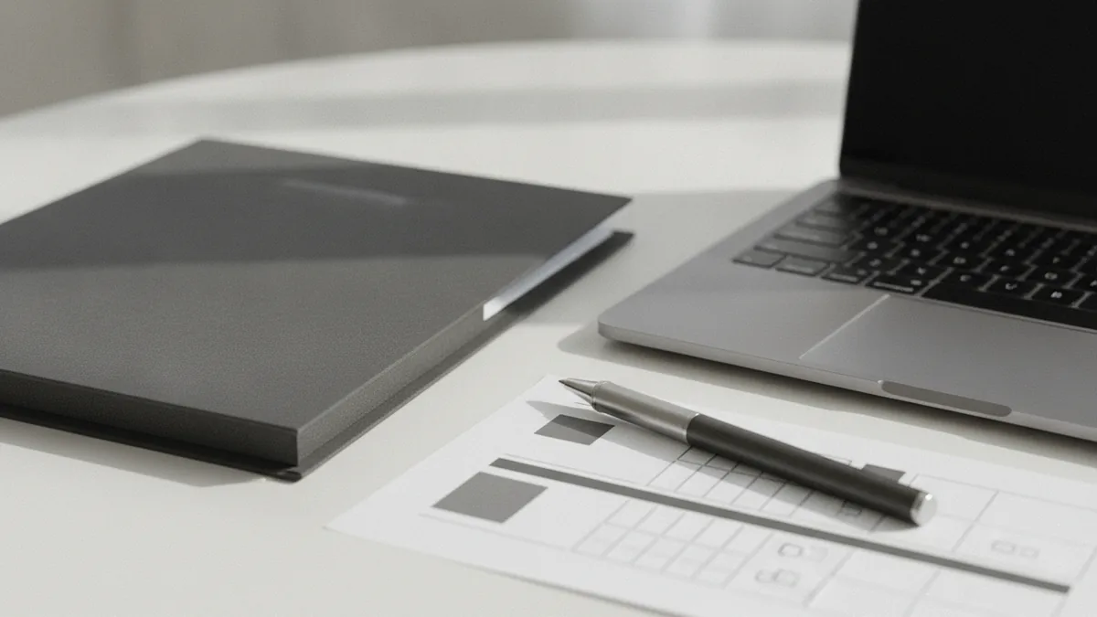 Contract documents and pen representing music business legal planning