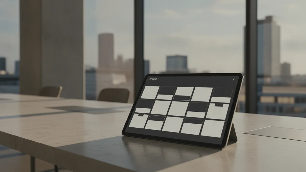 Build a user-friendly store Tablet showing a clean product layout that suggests easy online shopping experience