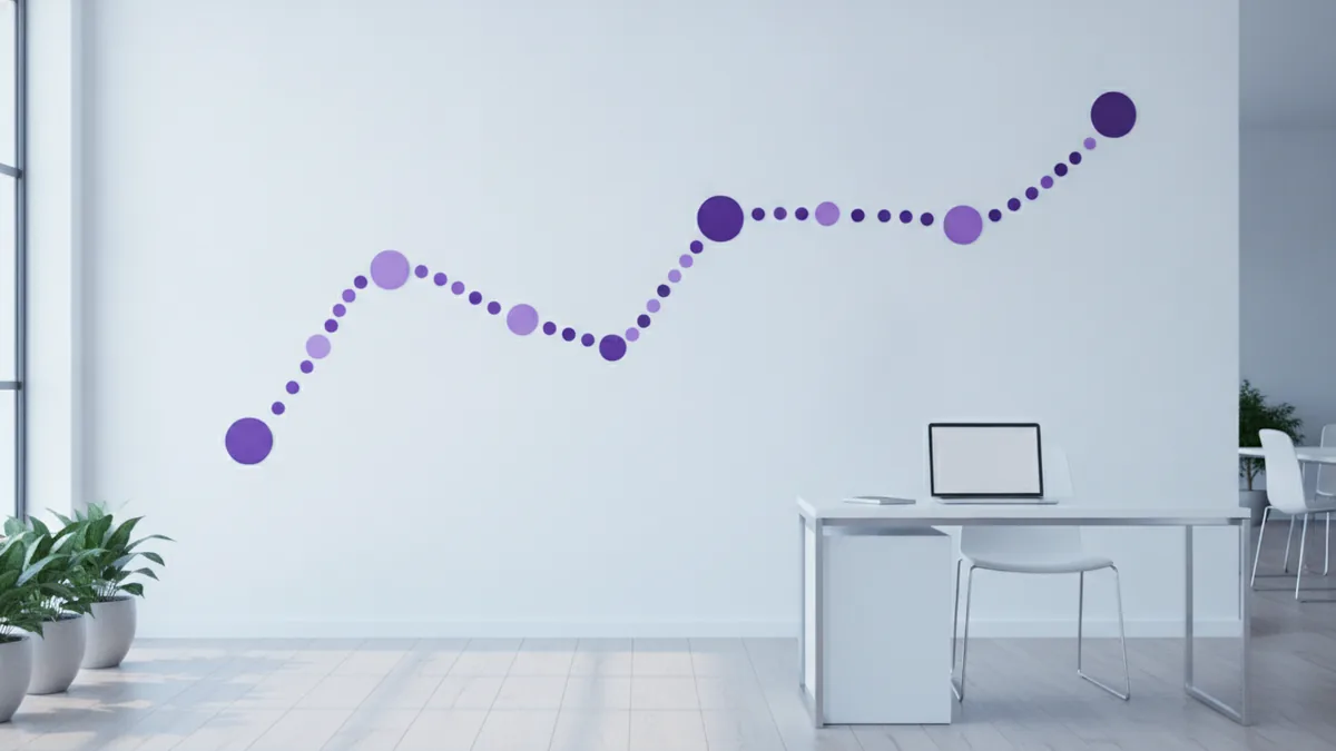 Roadmap planning with milestones in a modern workspace