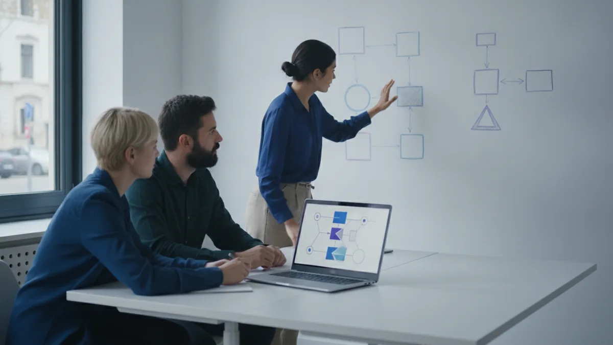 Team iterating on an MVP workflow for product-market fit