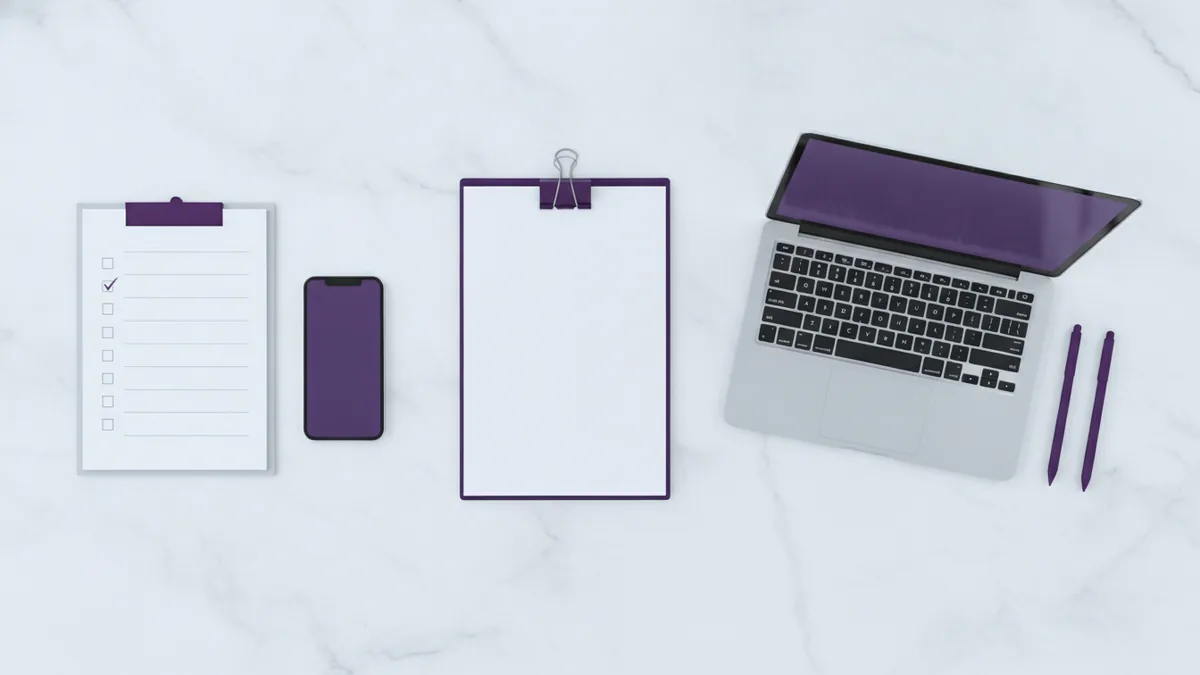 Organized documents for permits, licenses, and business setup