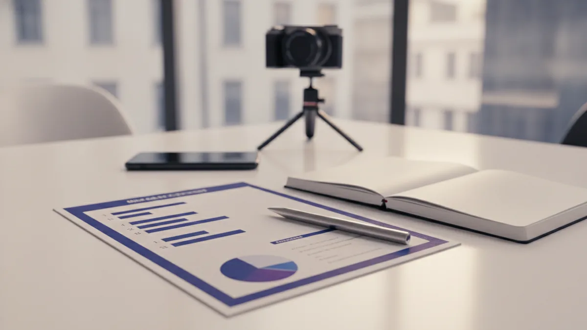 Checklist and planning tools laid out to guide an event business plan
