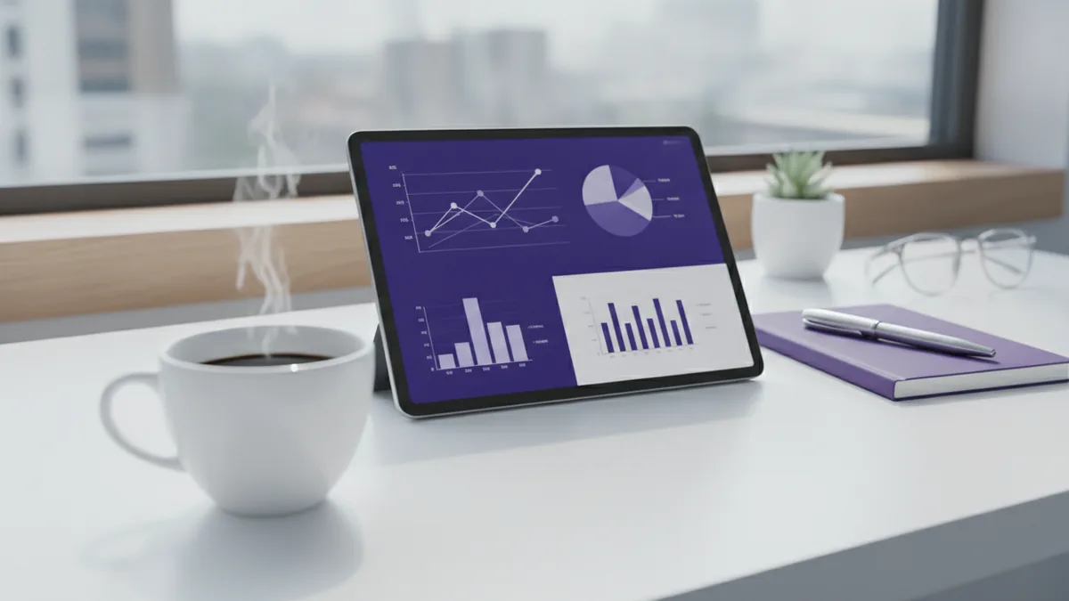 Charts and steady growth planning for expanding into new markets