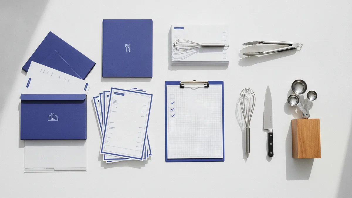 Preparing for restaurant opening Restaurant opening checklist with menu plans, permits, and kitchen tools