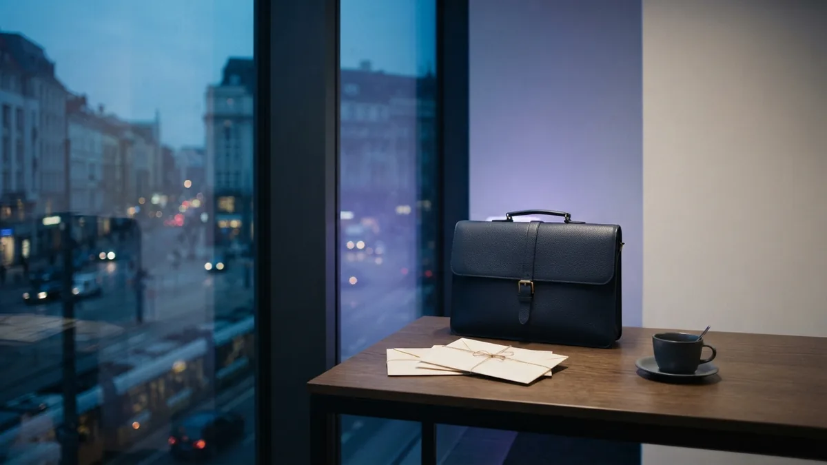 Quiet office corner suited to reviewing tax matters during a business transfer