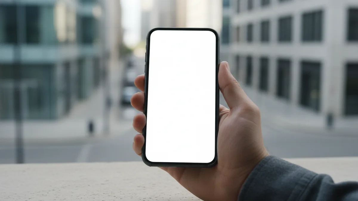 Switch in minutes, in app mode Hand using a phone to switch an Instagram account to business