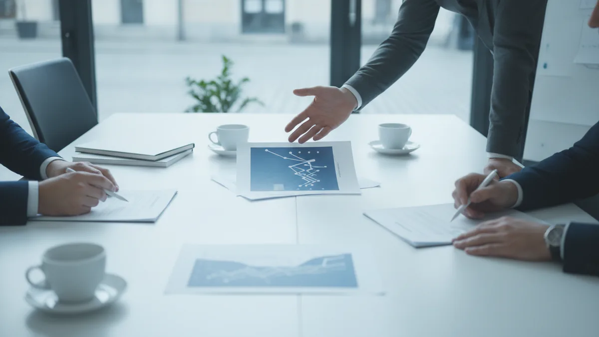 Hands-on consultation setting for a sports consulting project