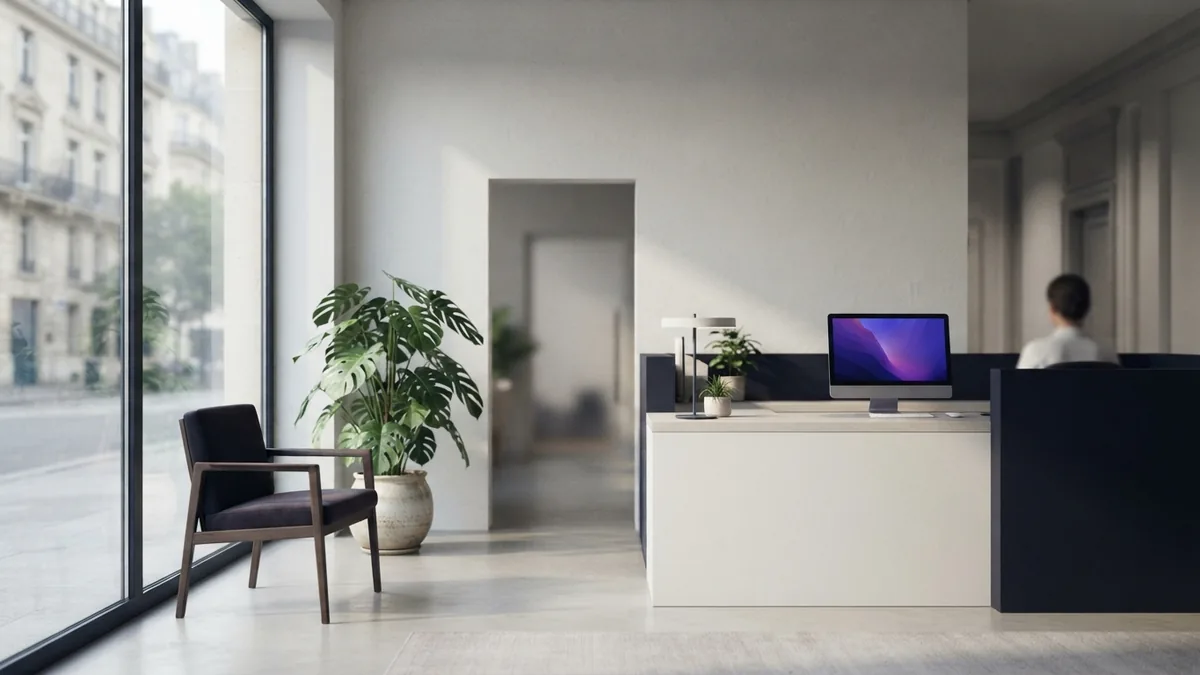 Refined clinic reception space designed to build local patient trust