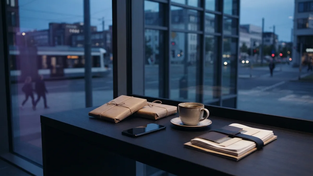 Building supplier and buyer relationships Quiet business desk prepared for scrap metal supplier and buyer outreach
