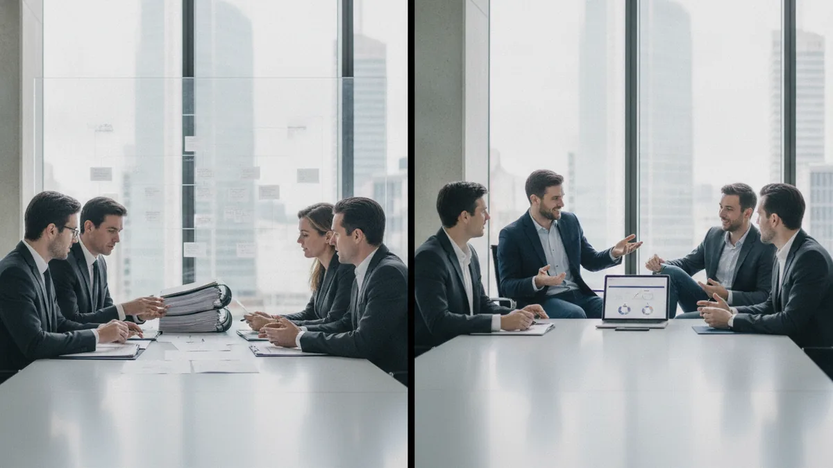 B2B vs B2C buying decisions Stakeholders evaluating options in a longer B2B decision process