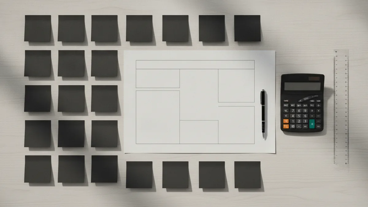 Step-by-step business plan layout with checklist and planning tools