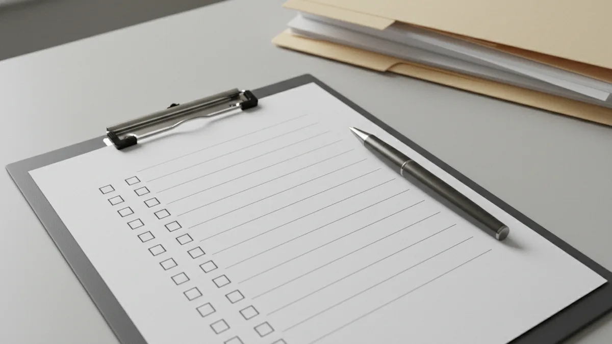 Checklist and documents representing proof elements in a conversion claim