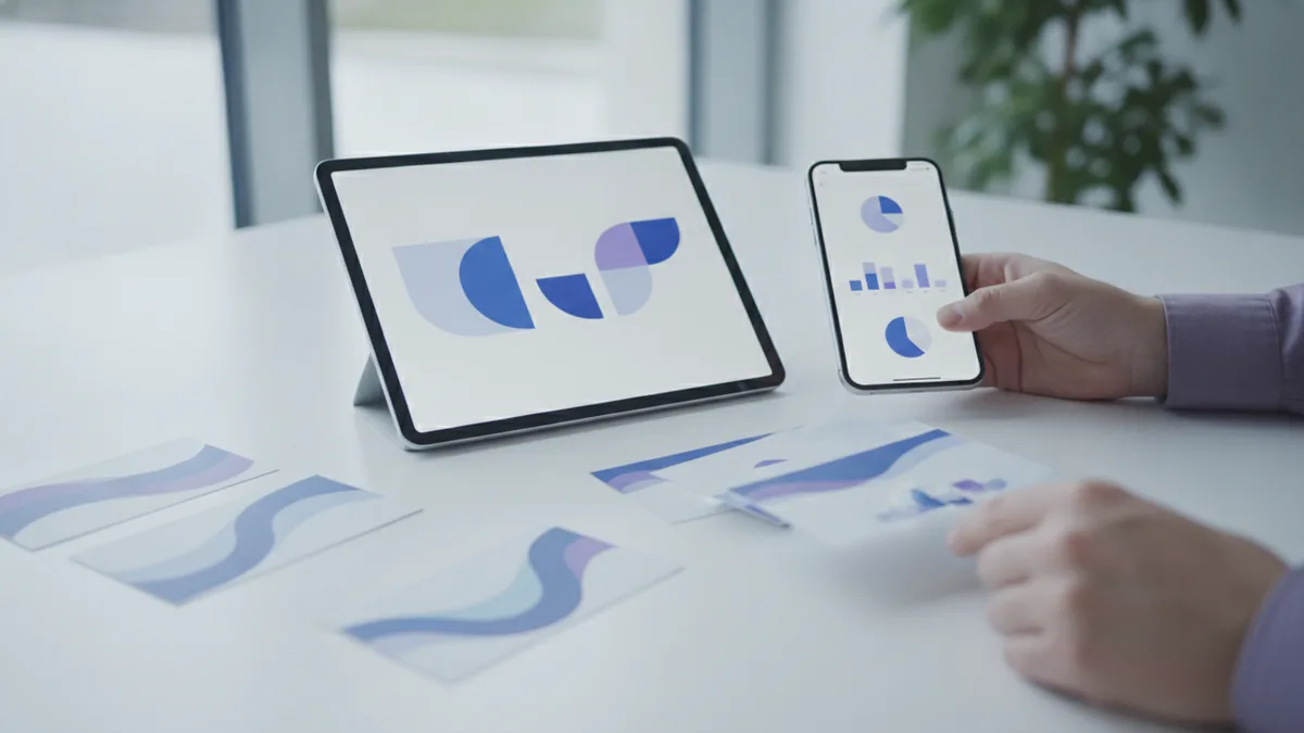 Tablet and phone on a table, suggesting customer research and planning